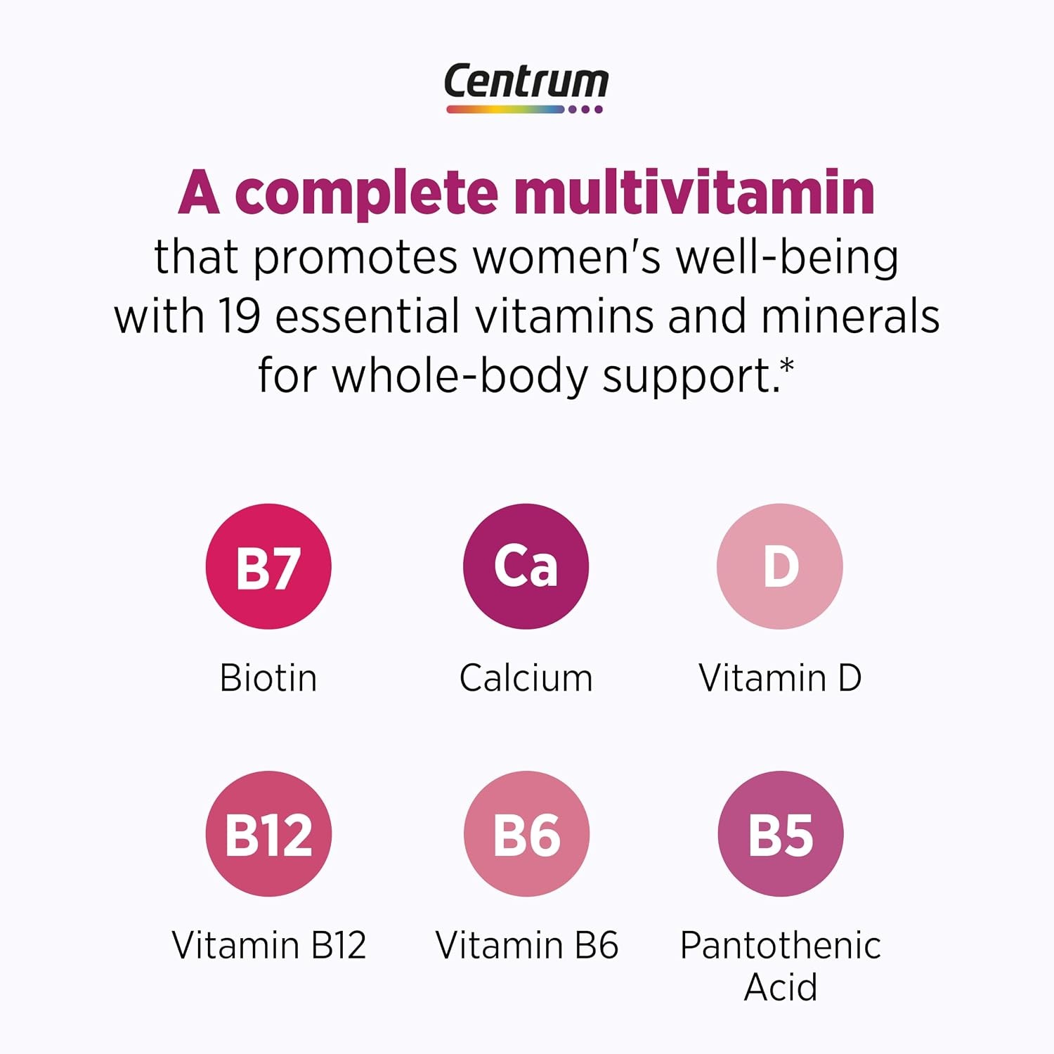image:imageCentrum Complete Multivitamin Supplement 30 Count