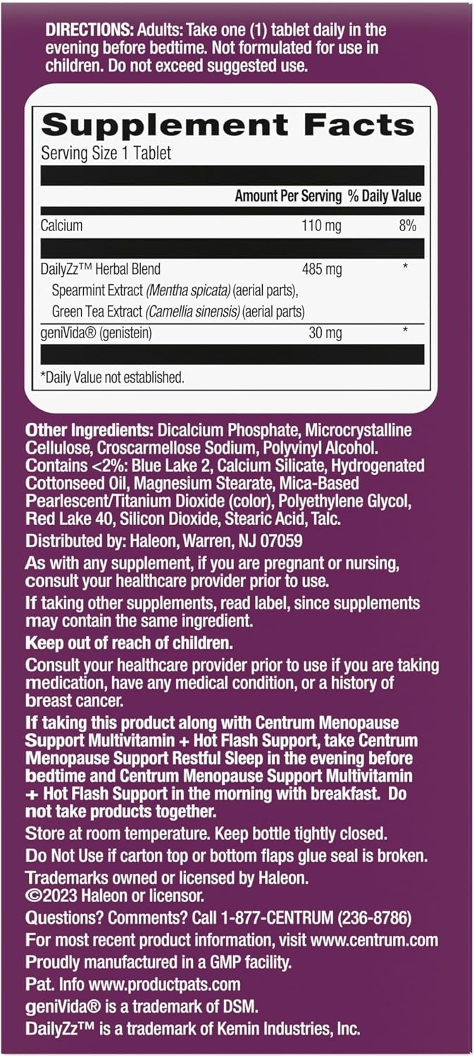 image:imageCentrum Restful Sleep Menopause Support Tablets 28 Count28 Count Pack of 2