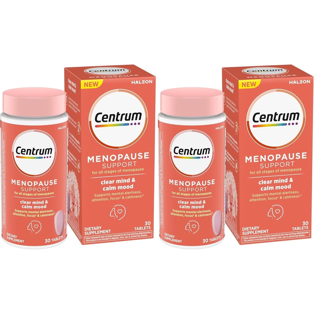 image:imageCentrum Clear Mind and Calm Mood Menopause Support Tablets 30 Count30 Count Pack of 2